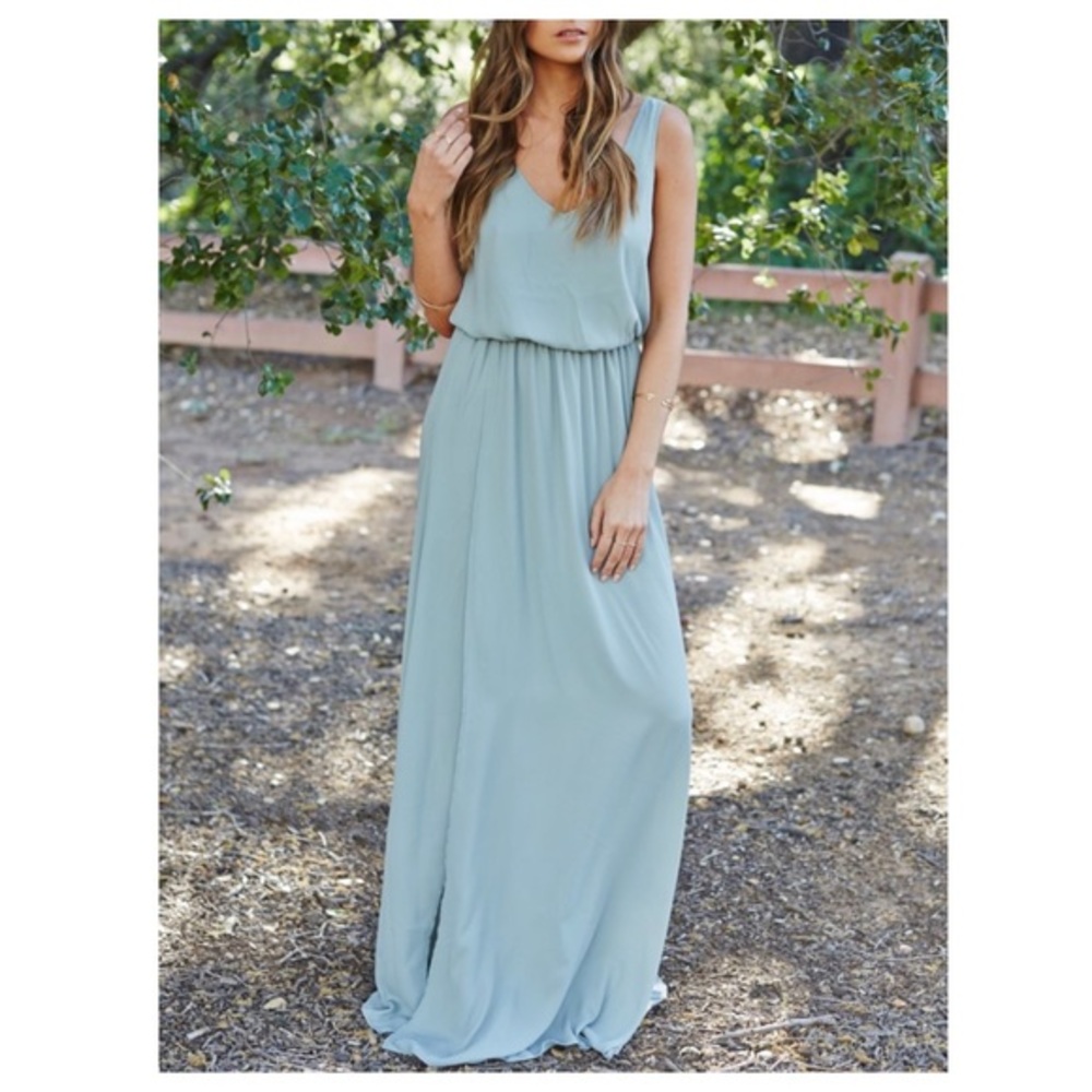 SMYM Kendall Maxi in Silver Sage Crisp